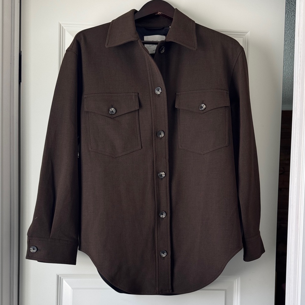 Wilfred Ganna Heather Rich Cocao Jacket